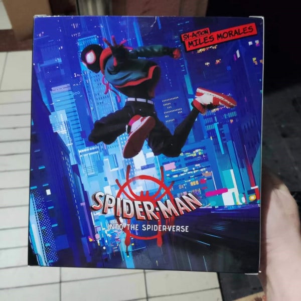 Legends Sentinel Spiderman Actionfigur Spider-verse Miles Sv Shf Morales Peni Parker Animefigurer Statue Legetøj