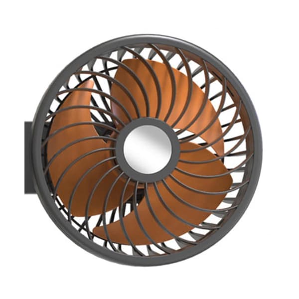 24v/12v Bilventilator Køle Cirkulator - Rotation Mini Dobbelt Hoved USB