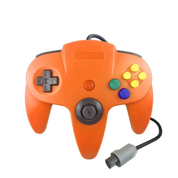 Retro USB-kontroller for N64-spill, N64 Klassisk USB-kontroller Oransje Orange