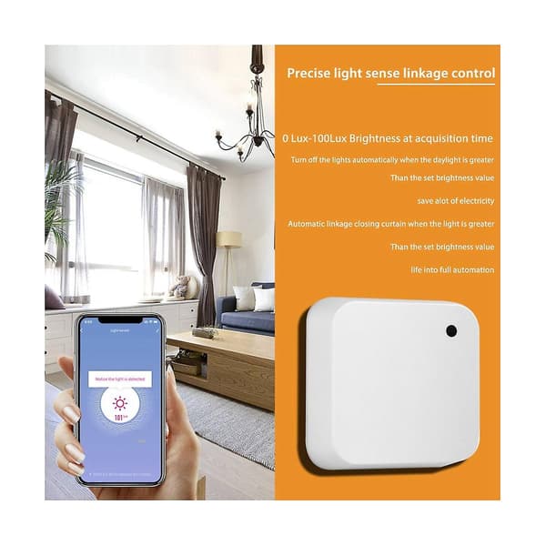 Wifi Smart Lyssensor Vandtæt Smart Lysstyrkesensor Udendørs