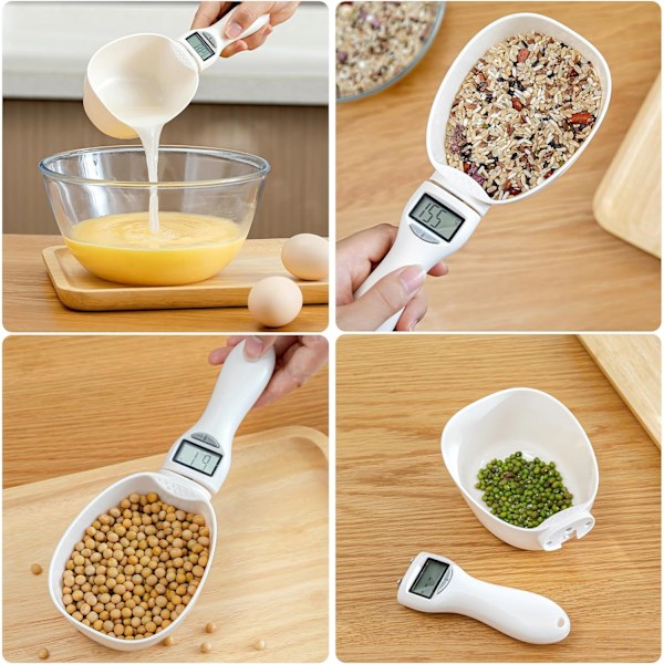 ®RisingFF Digital Matvåg, 800g/0.1g Noggrannhet, med LCD-display