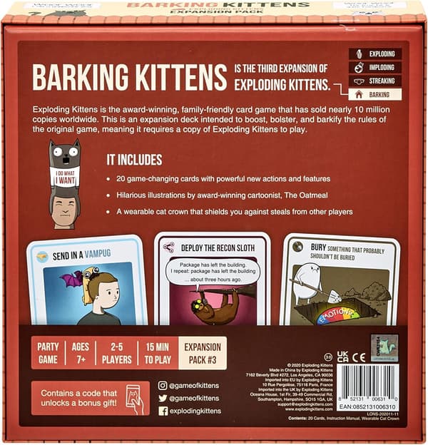 Barking Kittens Utvidelsessett