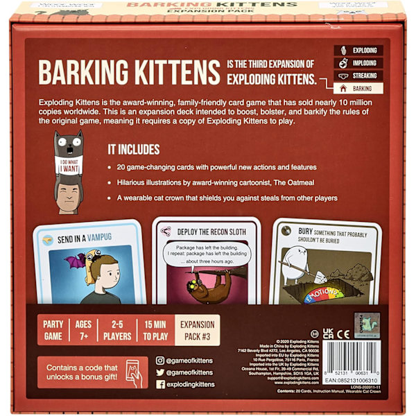 Barking Kittens Utvidgningsset