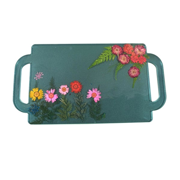 Håndlavet Frugt Te Kop Bakke UV Krystal Epoxy Resin Form Servering