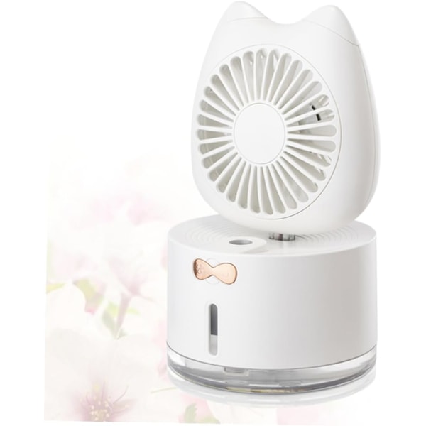 Luftfuktervifte USB-vifte mini sommervifte hvit kattevifte