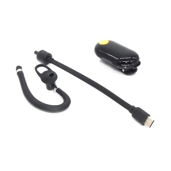 UHF 400-470MHz 0.5W Mini Walkie Talkie Öronhängande Tvåvägsradio