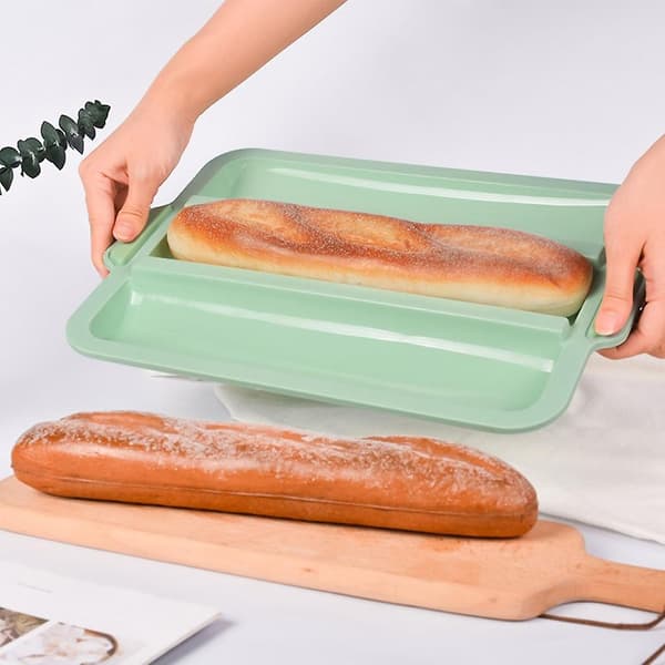 Non-stick Franskbrødsbageplade Værktøj Kageform Husholdningsovn