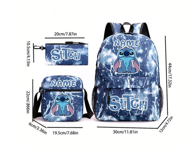 Lilo & Stitch Ryggsäcksset - 3-delat set P