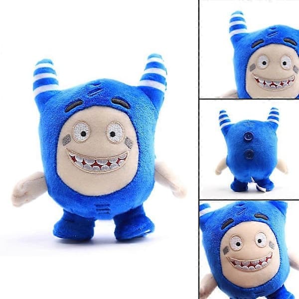 Oddbods Plyslegetøj Bløde Søde Animerede Udstoppede Dyr Dukke Mini Figurer Til Dreng Pige Ny Grå 18cm Gray