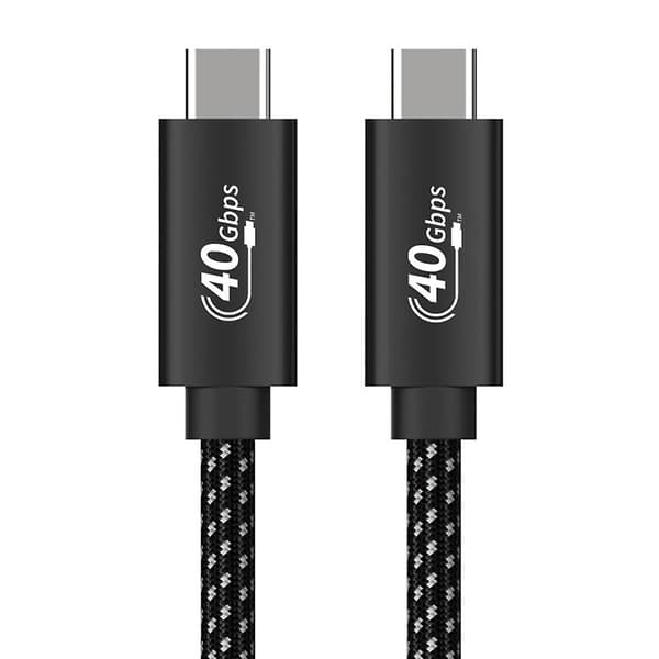 Usb4 Kabel Dataöverföringskabel Usb C Till Usb C Pd100w Laddningskabel