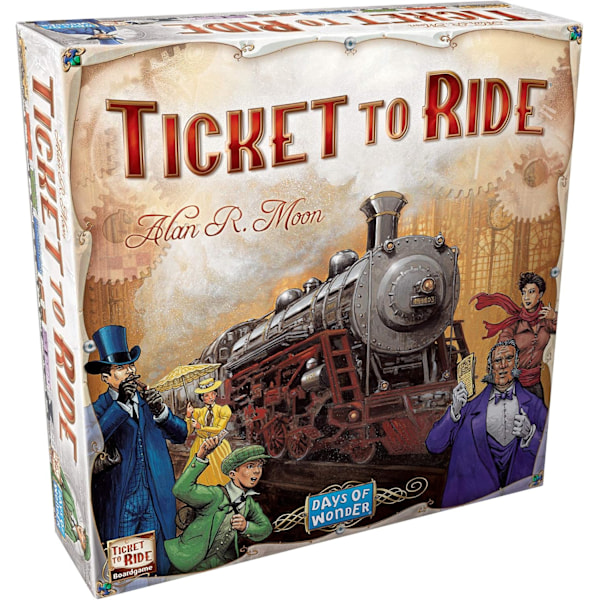 Days of Wonder | Ticket to Ride Brädspel | Ålder 8+ | För 2 till 5 spelare | Genomsnittlig speltid 30-60 minuter, Svart