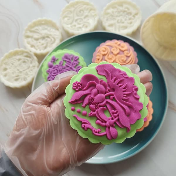 Månkakformar Druvor Tulpanformad Handpressad Månkaksdekor
