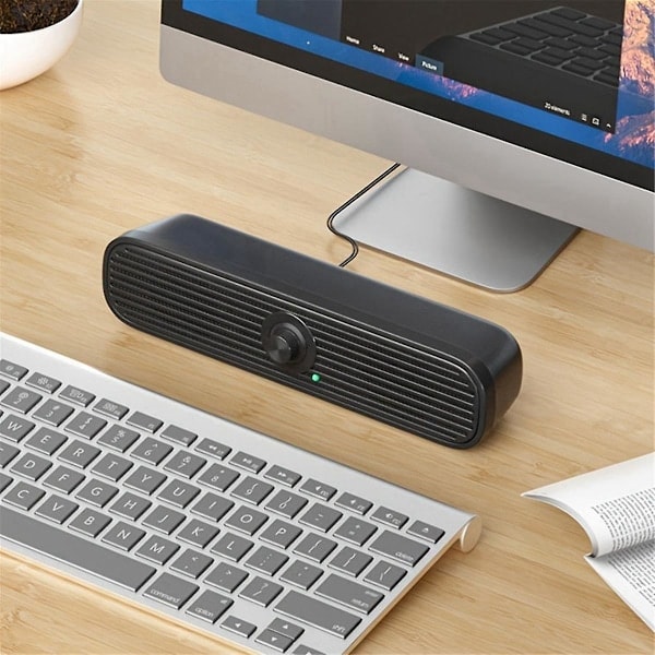 Tietokoneen kaiuttimet, yhdistelmäkaiuttimet, pitkät USB-virtalähteellä toimivat minikaiuttimet, subwoofer-työpöytäkaiuttimet