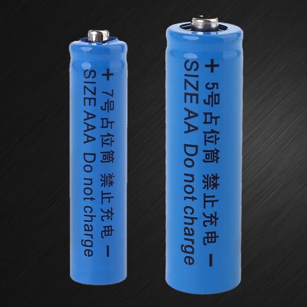 Falsk Batterioppsett For Skall Plassholder Sylinderleder Celle