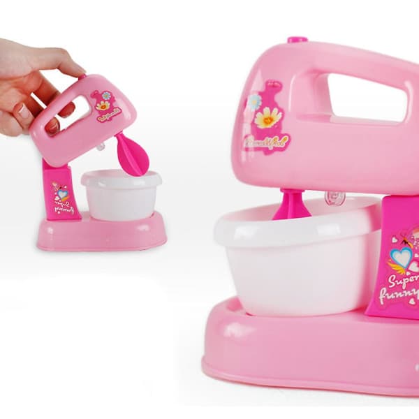 Lasten Mini Keittiö Sähkölaite Blenderi Lelu Setti Varhaiskasvatus