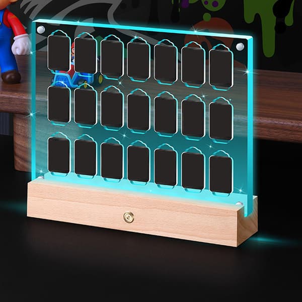 Valaiseva pohjalaatikko Switch-oled/lite -konsolille 21-in 1 Läpinäkyvä-magne