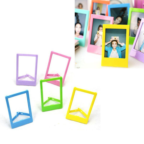 10 stk. fargerike mini fotoramme kameratilbehør mini fotoramme 3 tommer