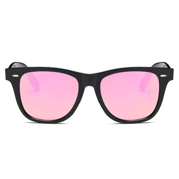 Sort Wayfarer Solbriller Pink Spejlglas Sort