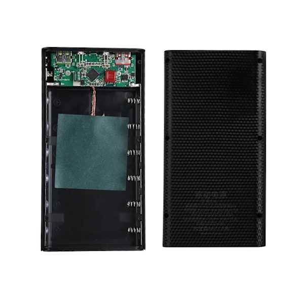 Aftagelig Qc3.0 LCD-skærm DIY 6x21700 Batteri Til Kabinet Strøm