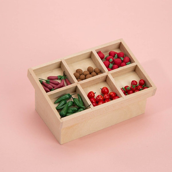 9,7x6,3x5 cm Dockskåp Frukt Hylla Rack För Barn Delicate Bi