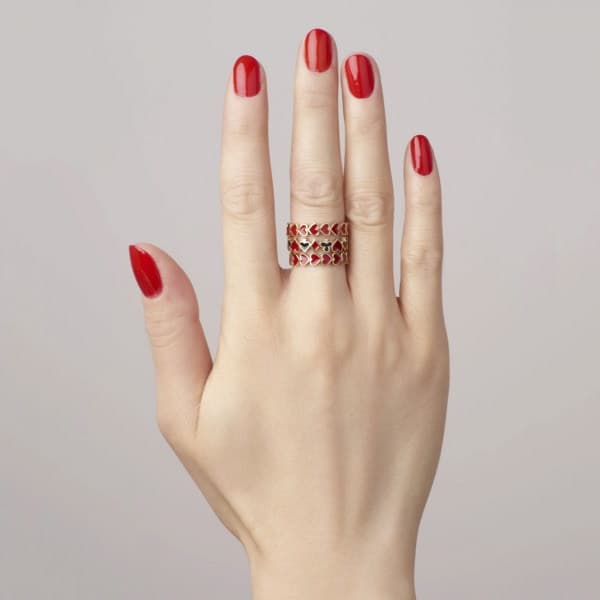 Fingerring Wrap Ring Basic Sølv Hjerteformet Kærlighed