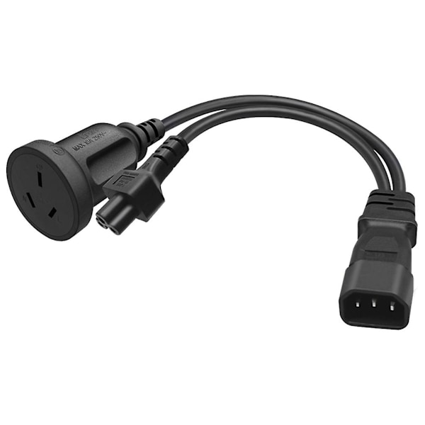 30 cm Iec320 C14 Hanstik Forlænger Strømkabel Til C5 +au Hunstik