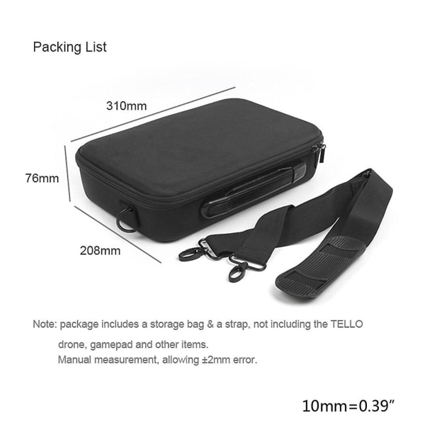 Opbevaringstaske Rejsetaske Til Tello Drone Til T1d Controller Gamepa