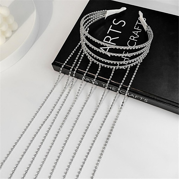 Rhinestones Hårkjede Dusker Rhinestones Duske Hodebånd Hodech