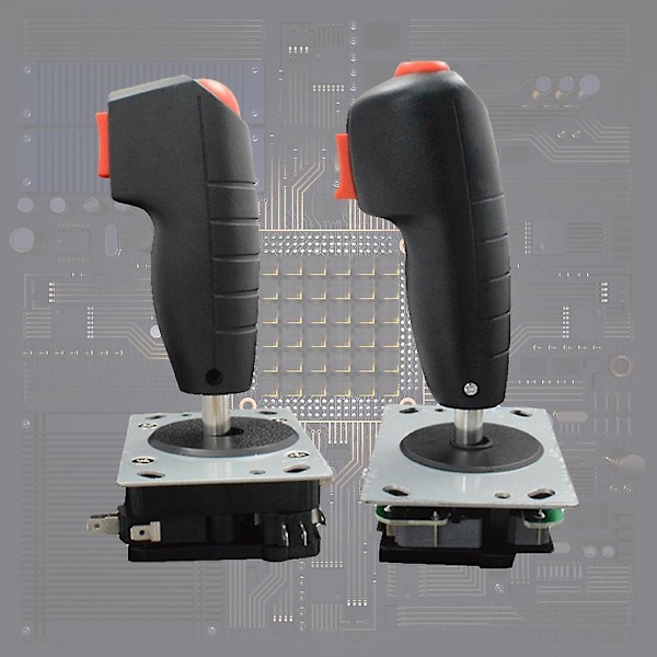 Arcade Joystick Flight Stick Vibration Trigger Joystick 8-vägs Di