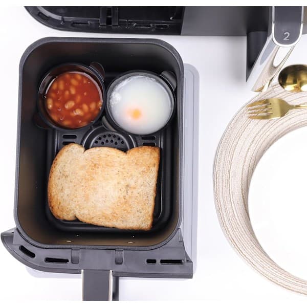 Ramekin til Airfryer, Æggeforme til Airfryer, Sæt med 4 - Sort