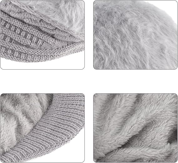 Baker Boy-hatt for kvinner, varm vinterberet med brem, flat ullcaps for damer
