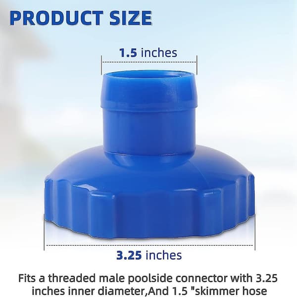 För 28000e Pool Adapter Skimmer Väggmonterad Slangadapter Simning