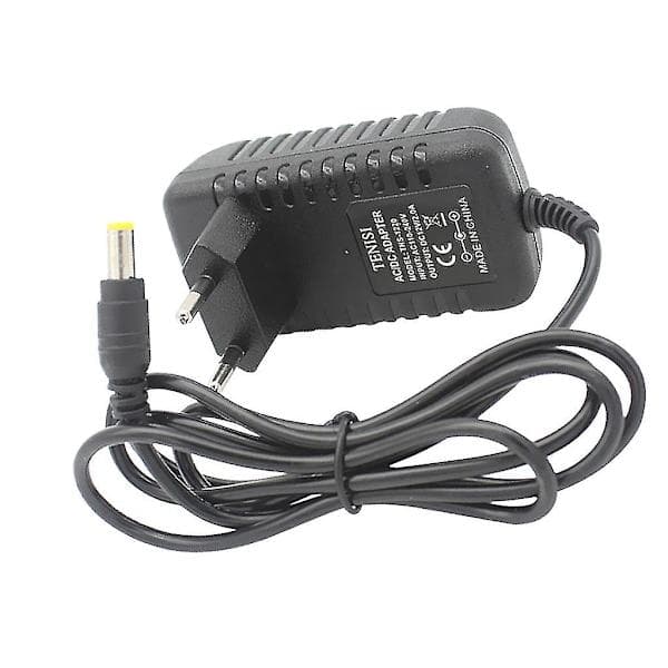 AC/DC 12V 1A Strømadapterlader med EU-plugg for LED-lysstripe CCTV