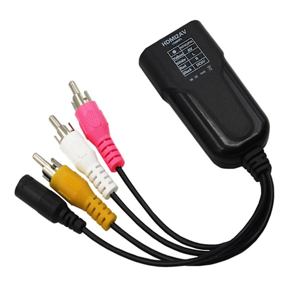 Profesjonell Video Konverter HDMI-kompatibel Til AV RCA Adapter F