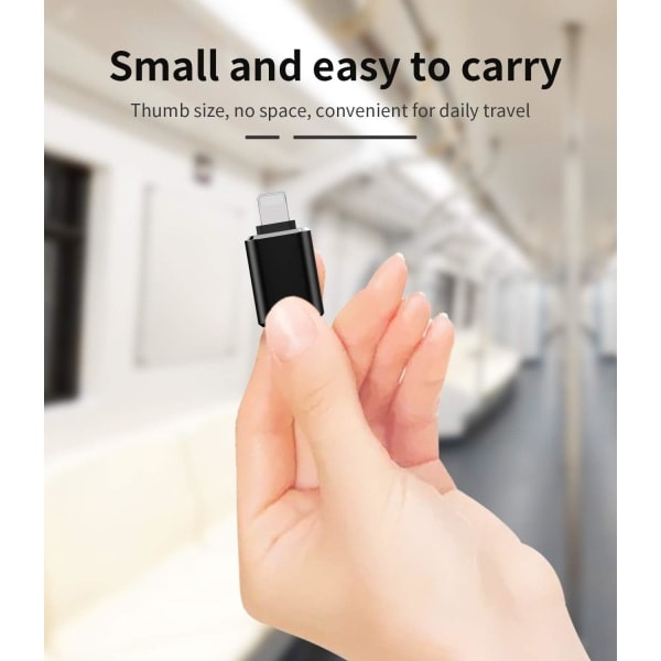 Lightning till USB3.0 Hona Adapter OTG-kabel för iPhone 12 11 Xr X XS 8 7 Plus Max Kompatibel med iPad Air Pro Mini, Stöder Kamerakortläsare