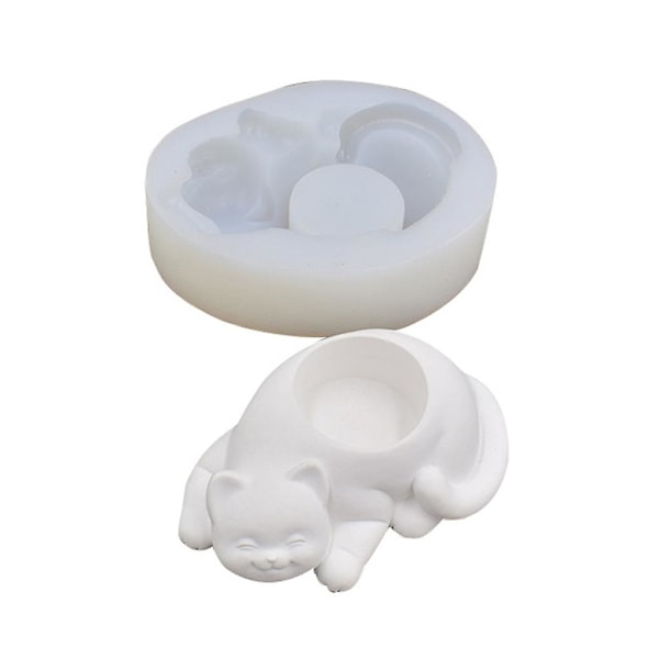 Ljusstake Silikonform Epoxiharts Ljus Silikonform Ljusstake