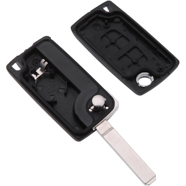 2-knapps fjernkontroll skall egnet for Peugeot 206 107 207 307 407 Citroen C2 C3 C4 C5 C6