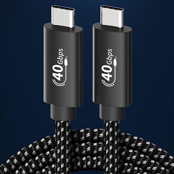 Usb4-kaapeli tiedonsiirtokaapeli Usb C - Usb C Pd100w latauskaapeli