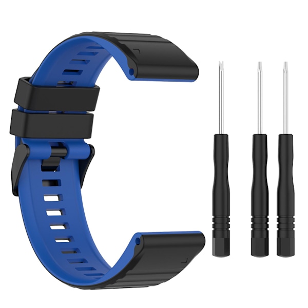 Silikonrem Klokkebånd Tofarget Armbånd For Fenix 5/5 Plus