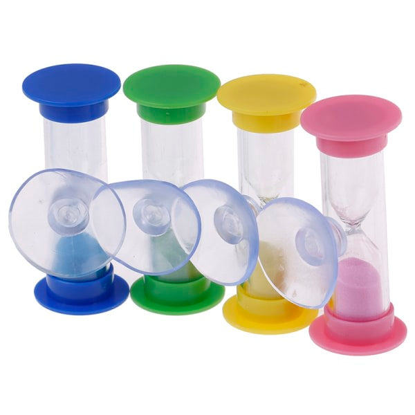 Tandborste-snurrande sandtimer 2/3 minuter duschtimer barn mini - Blå 3 minuter Blue Minuter