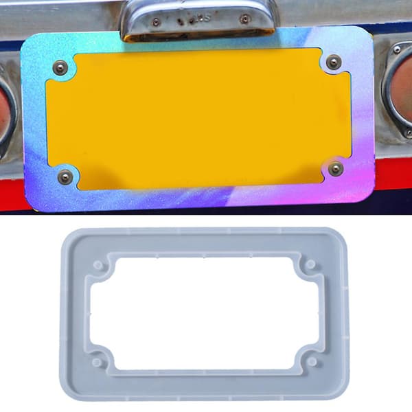 Nummerpladeramme Epoxy Resin Form Bil Nummerplade Beskyttelse
