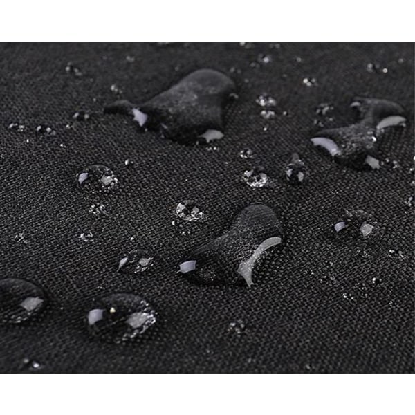 Väggmonterat Toalettfodral med Hängande Haken - Svart Polyester Sort