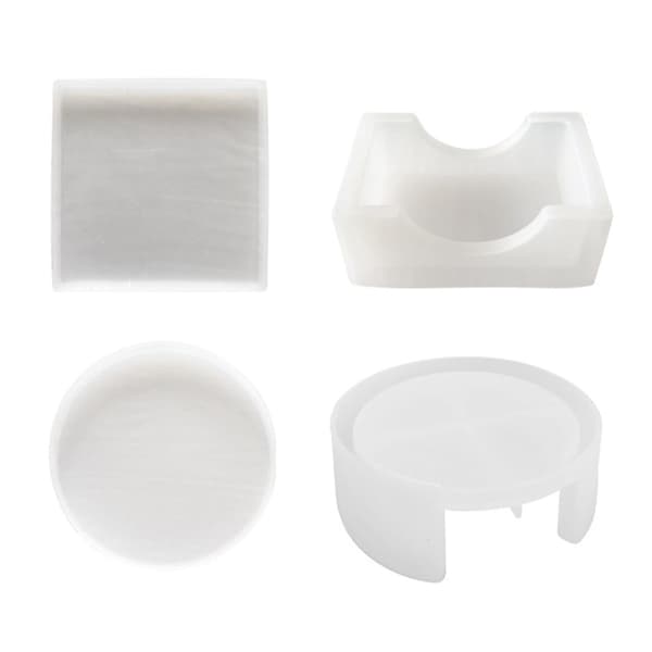 4/5 stk. Resinforme Silikone Brikforme Brikopbevaringsboks