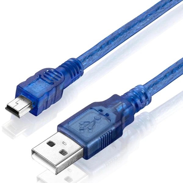 Usb 2.0 til Mini Usb (Trapezformet til T-port) Adapter Konverter C