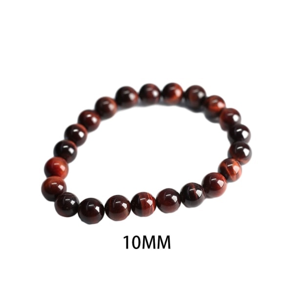 1/2/3/5 Natursteinperler - Lett å bruke Tigerøye Armbånd Rød Tigerøye 10MM 1 stk Red Tiger Eye10MM 1 Pc