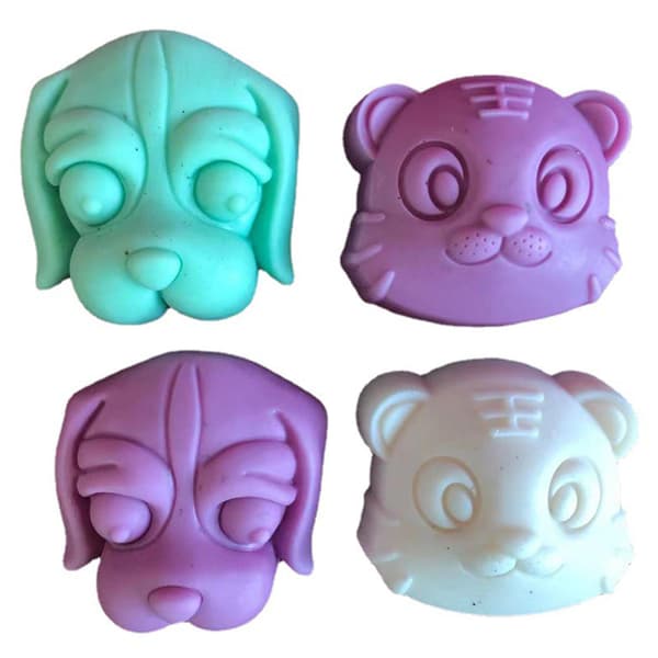 Silikon Bakeformer 3d Tiger Hund For Hodeform Bakeverktøy D