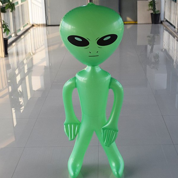 Jumbo Oppblåsbar Alien 3-pakning - Alien Oppblåsbar Leke for Barn -