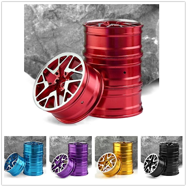 4st 1/10 On-road Driftbil 52mm Metall Hjulnav Rc Bilhjul Ri