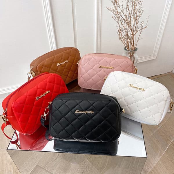 Moderigtige afslappede crossbody-tasker til kvinder luksus kvast sort Black