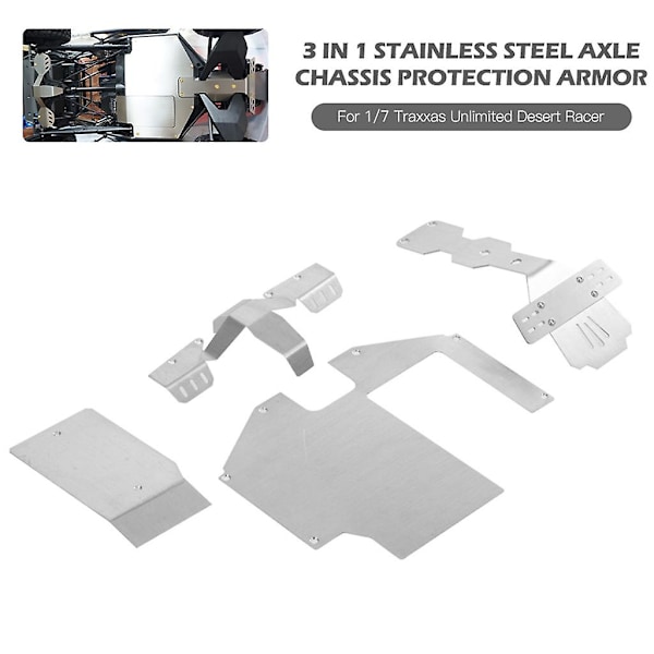 Modelbilssæt Metal Fremstillede Dele Holdbart Chassis Armor Til Udr